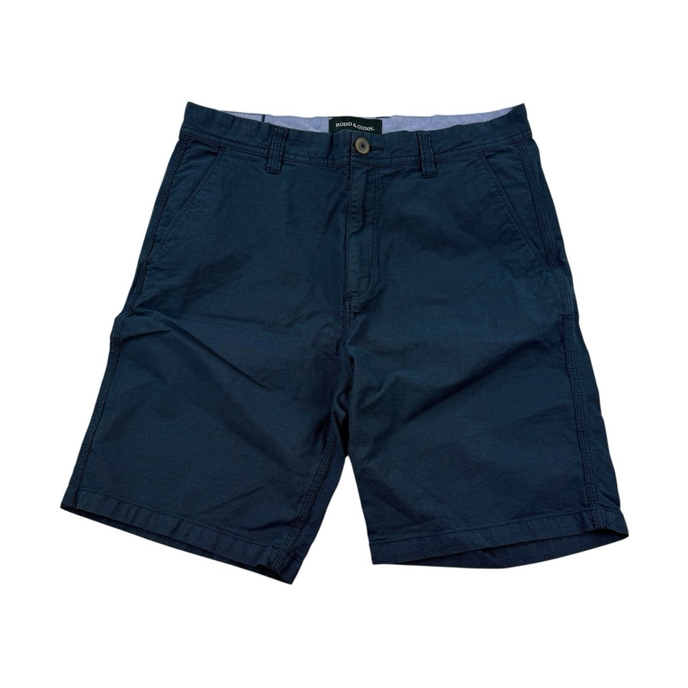 Rodd‎ & Gunn Blue Cotton Stretch Chino Shorts Slim Fit Men's Size 32x8